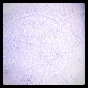 Wedding veil, photo album and guest book